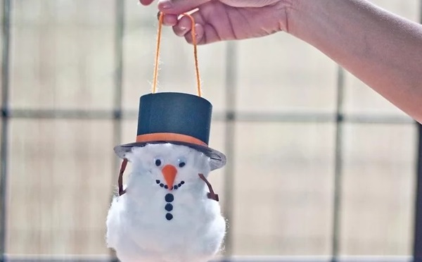 Как сделать снеговика на Новый 2018 год своими руками